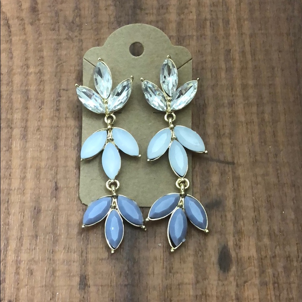 NWT multicolor earrings with gems